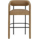 Mavia 39 inch Ludlow Sesame Leather Barstool